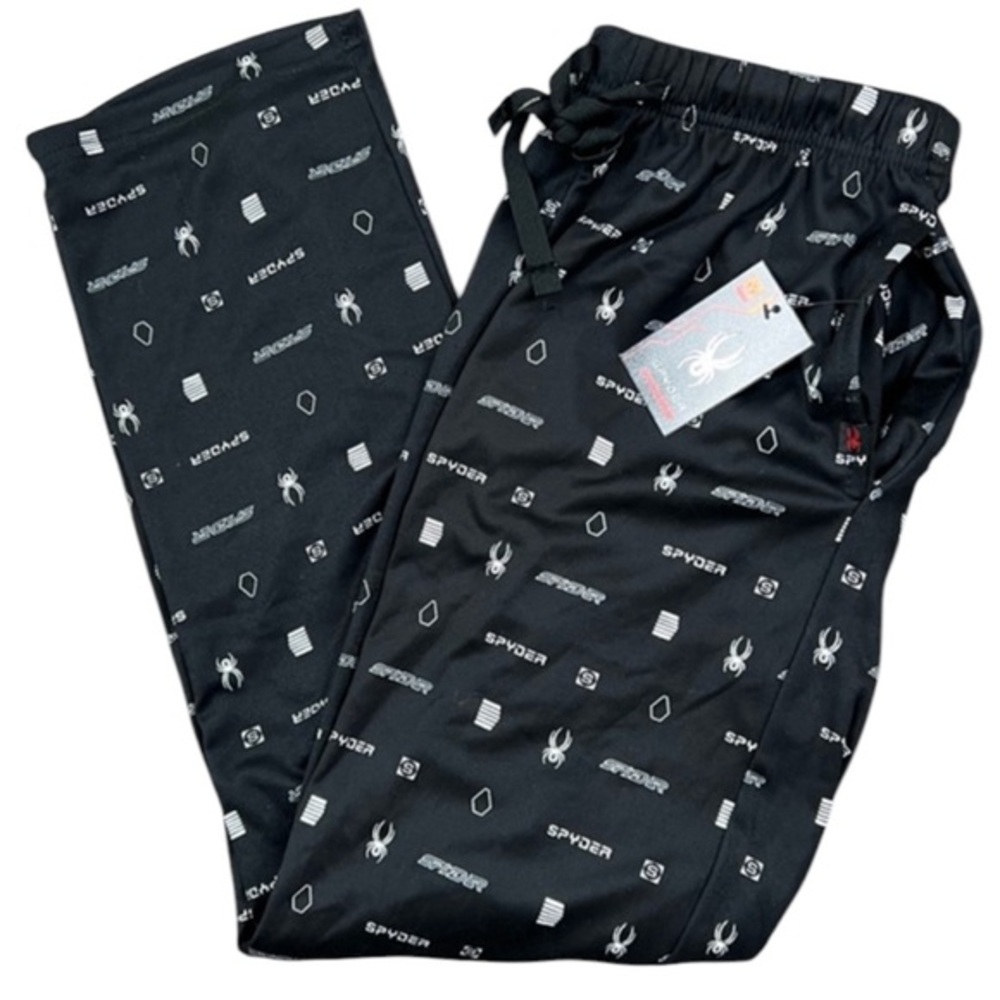 Spyder - 2/$50 - ‘Black Logo’ lounge pants. Size: Various. NWT Firm!